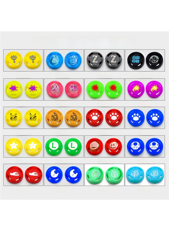 Nintendo Switch Handle Silicone Cap Button Cap Rocker Protective Cap NS Rocker Hollow Cap-Product Color:18