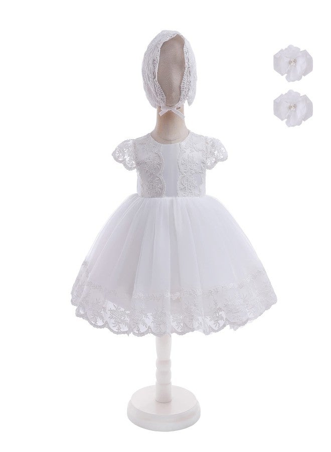 DPKM Baby Girls Christening Dress Newborn Flower Embroidered Baptism Gown Outfits Infant Blessing Dresses - Image 2