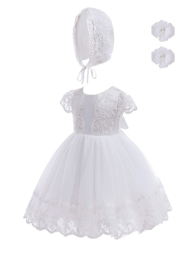 DPKM Baby Girls Christening Dress Newborn Flower Embroidered Baptism Gown Outfits Infant Blessing Dresses - Image 1