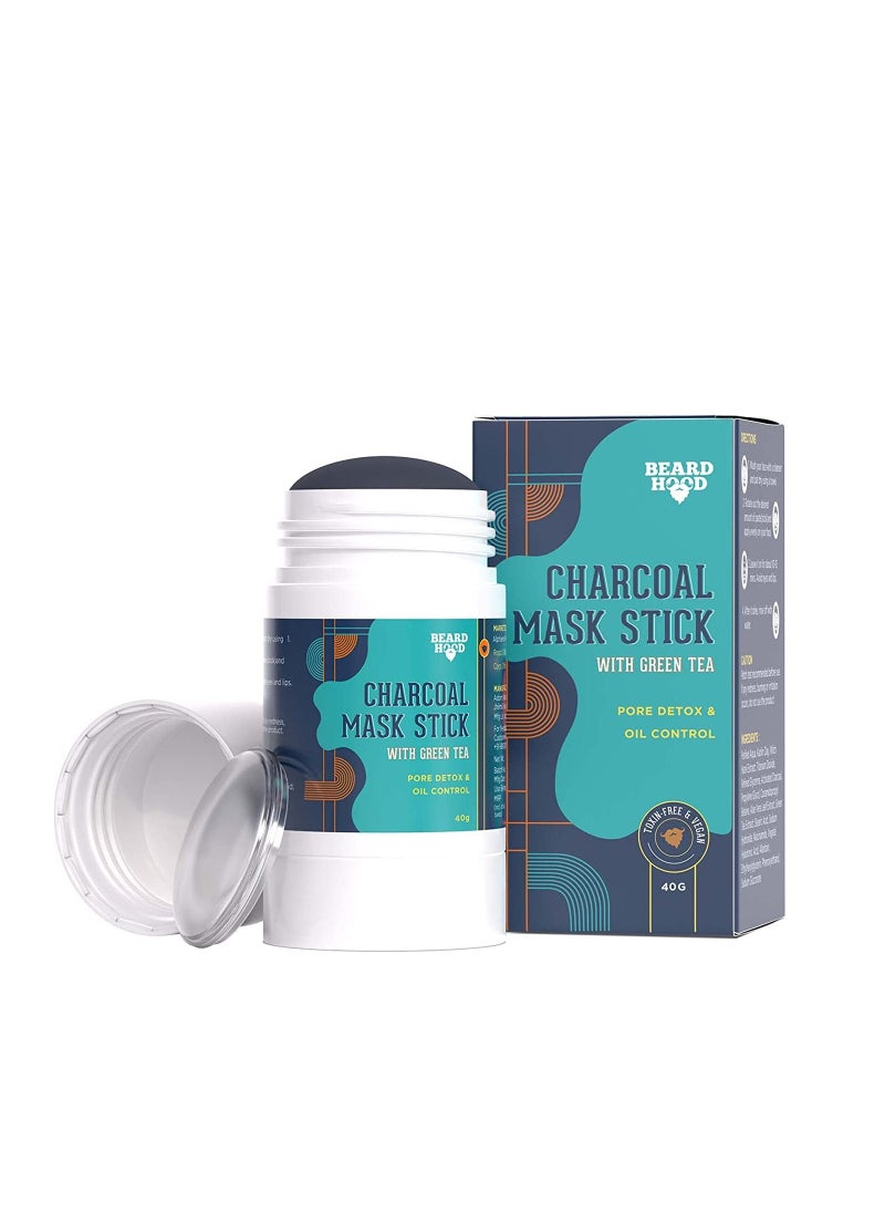 BEARDHOOD - Beardhood Charcoal Face Mask Stick 40 Gm - Image 1
