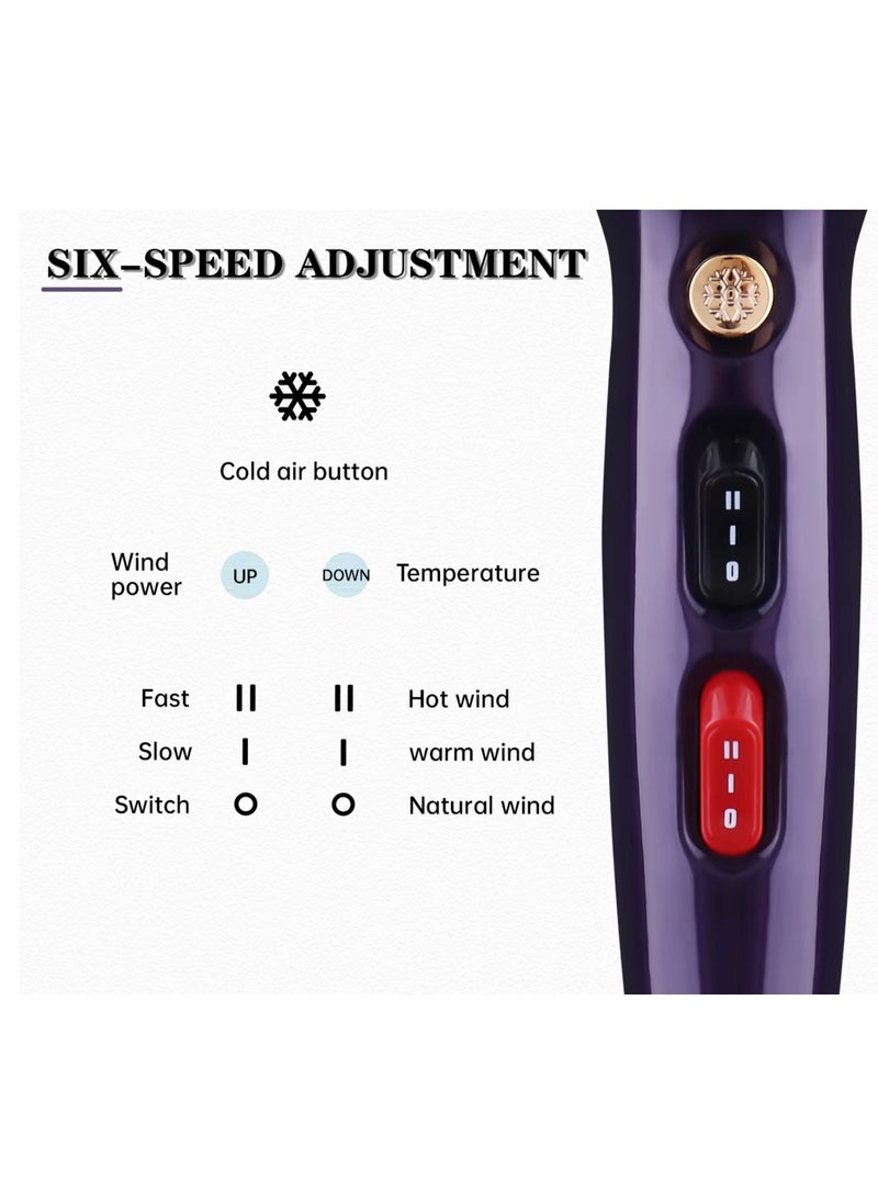Mac Styler Mac Styler Professional Hair Dryer Durable Salon 2200W High Speed ​​Hair Dryer Styling Tool Powerful Hair Dryer Set MC-6690A  - Image 4