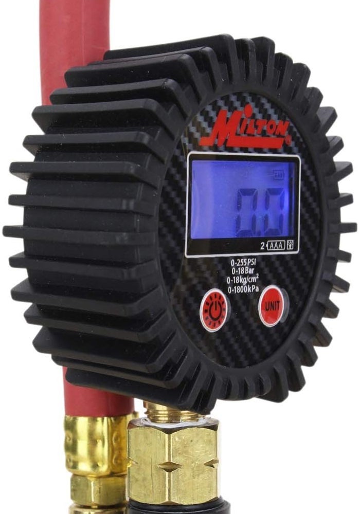 Milton S-531 Compact Digital Tire Inflator with Pressure Gauge, 255 PSI - Image 3