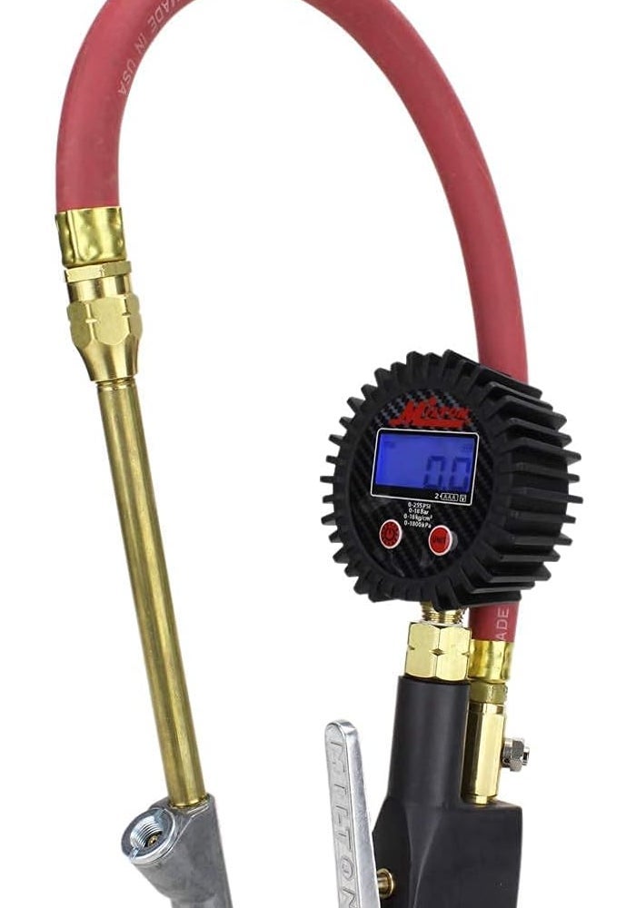 Milton S-531 Compact Digital Tire Inflator with Pressure Gauge, 255 PSI - Image 1
