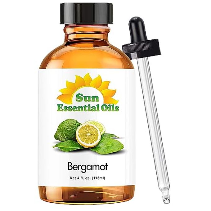 BERGAMOT ESSENTIAL OIL FOR AROMATHERAPY (4 FLUID OUNCES)