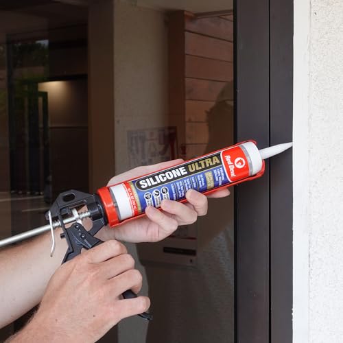 Red Devil 078050 Silicone Ultra 100% RTV Silicone Sealant, 10.1 oz., Gray, 1 Pack - Image 4