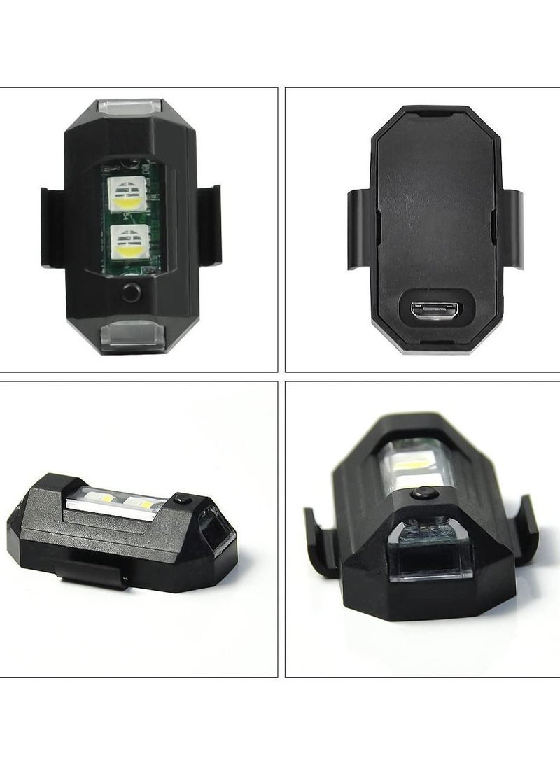 Y&D - 4pcs LED Strobe Drone Light Aircraft Flying Anti-Collision Night Lights 7 Colors USB Charging for DJI Air 2S / Mini 2 Mavic Bike Dirt Car Motorcycle - Image 1