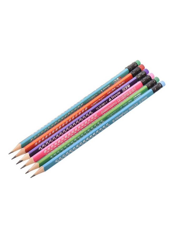 YALONG Pencil With Eraser Top Hb Suitable For Classroom Multicolour  - Image 2