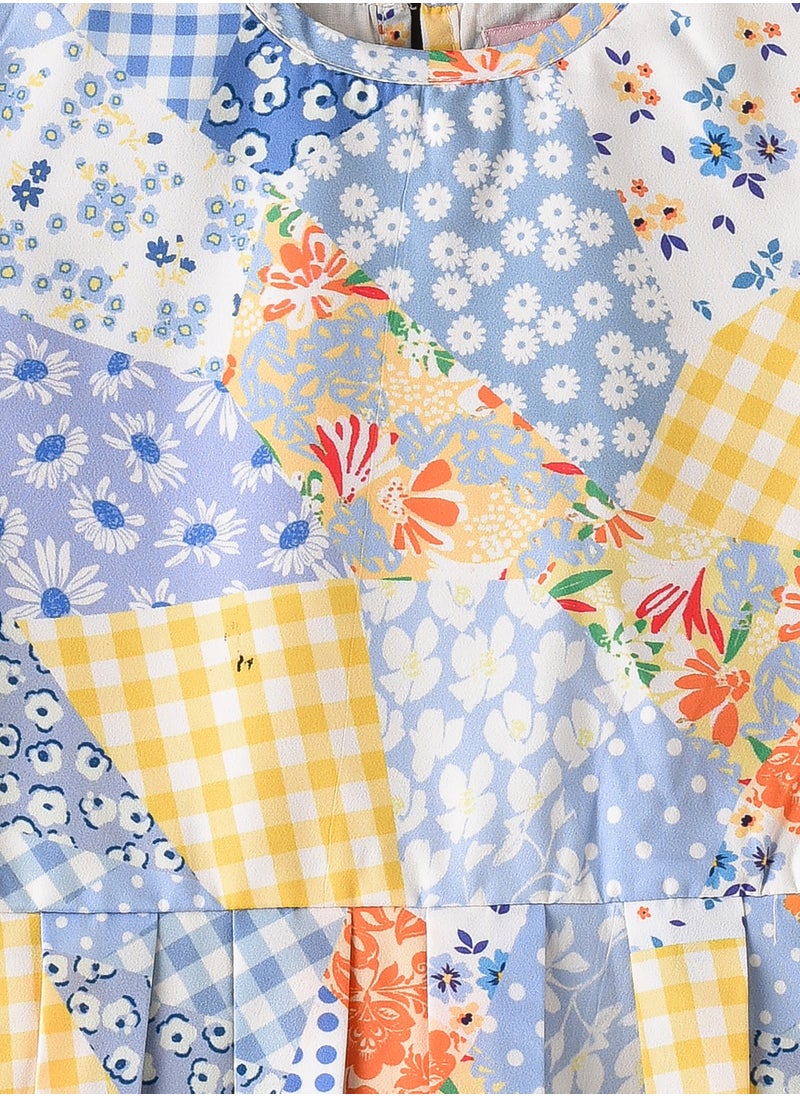 Jelliene Sunshine Blooms: Baby Girls' Floral Dress Comfort & Style for Every Adventure  - Image 3