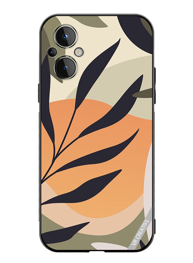 VR CREATIVE Protective Case Cover For OnePlus Nord N20 5G Leaf Tropical Design Multicolour - Image 1