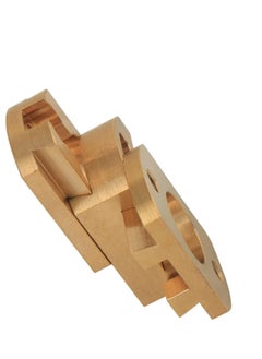 SYOSI Brass Z Axis Coupler, Dual Z T8 Lead Screw Upgrade Oldham Coupling, for Creality Ender 3 Pro V2 CR-10 CR-10S Pro 3D Printer Accessory T8 Lead Screw Hotbed(Pack of 2)  - Image 2