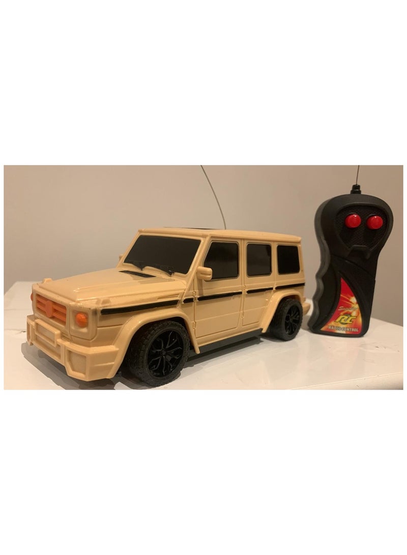 Brown jeep children's car with remote control  - Image 2