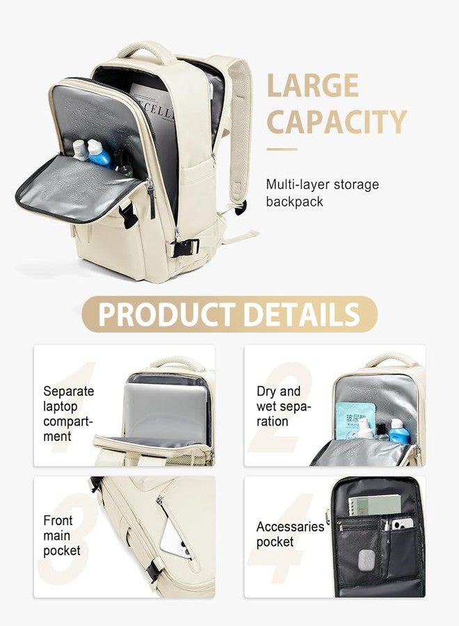 PALAY® Travel Backpack with Seperate Shoe Storage 14'' Laptop Backpack Full Open Zipper Bakcpack with Multi Compartments Fashion Outdoor Travel Waterproof Backpack - Image 3