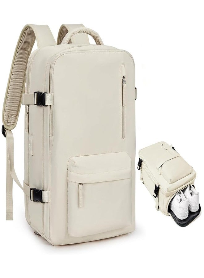 PALAY® Travel Backpack with Seperate Shoe Storage 14'' Laptop Backpack Full Open Zipper Bakcpack with Multi Compartments Fashion Outdoor Travel Waterproof Backpack - Image 1