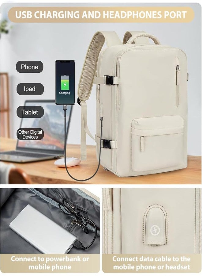 PALAY® Travel Backpack with Seperate Shoe Storage 14'' Laptop Backpack Full Open Zipper Bakcpack with Multi Compartments Fashion Outdoor Travel Waterproof Backpack - Image 4