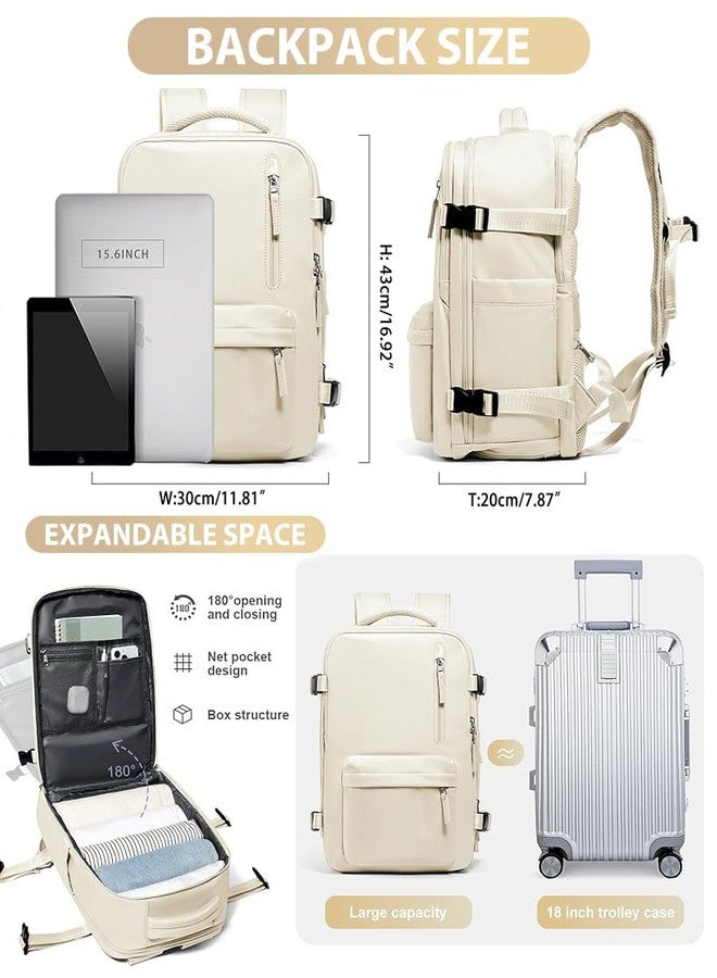 PALAY® Travel Backpack with Seperate Shoe Storage 14'' Laptop Backpack Full Open Zipper Bakcpack with Multi Compartments Fashion Outdoor Travel Waterproof Backpack - Image 2