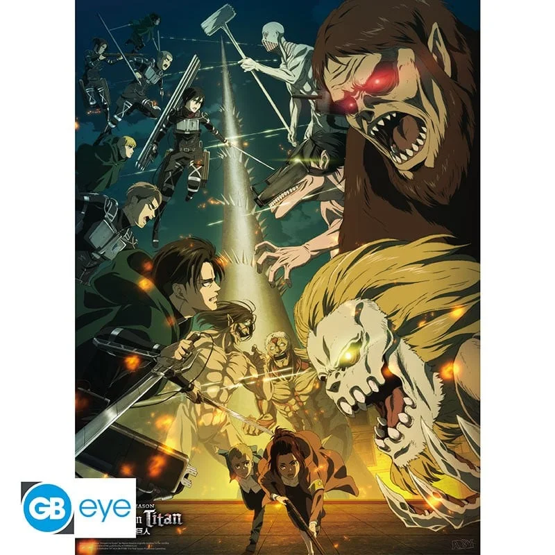 ABYstyle ABYstyle Attack On Titans - Set 2 - Set 2 Chibi Posters '52x38'