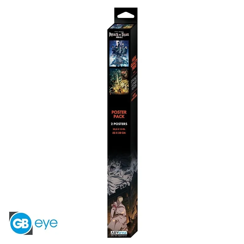 ABYstyle ABYstyle Attack On Titans - Set 2 - Set 2 Chibi Posters '52x38'