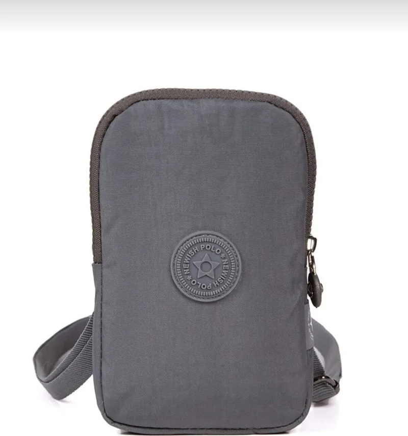 Anıl Bags Waterproof Crinkle Mini Bag Phone Wallet and Passport Cross Shoulder Bag with Neck Strap