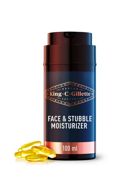 Moisturizer For Face & Stubble With Vitamin B3 And B5 Complex Face Moisturizer For Men 100 Ml