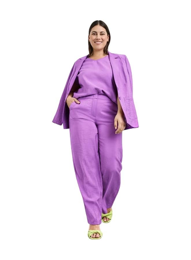 GERRY WEBER Wide trousers with a subtle shimmer, Carlotta - Image 1