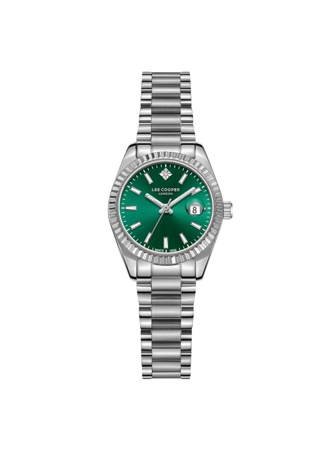 لي كوبر ساعة يد نسائية معدنية بعقارب . -  مم - Image 1