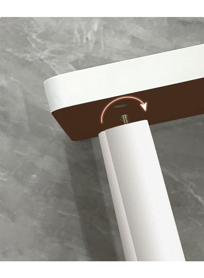 كيكي طاولة جانبية 48 × 48 سمطاولة قهوة مربعة بسيطة لغرفة النوم وغرفة المعيشة - Image 5