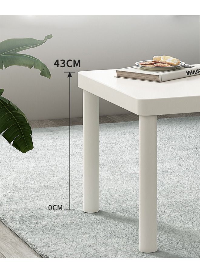 كيكي طاولة جانبية 48 × 48 سمطاولة قهوة مربعة بسيطة لغرفة النوم وغرفة المعيشة - Image 3