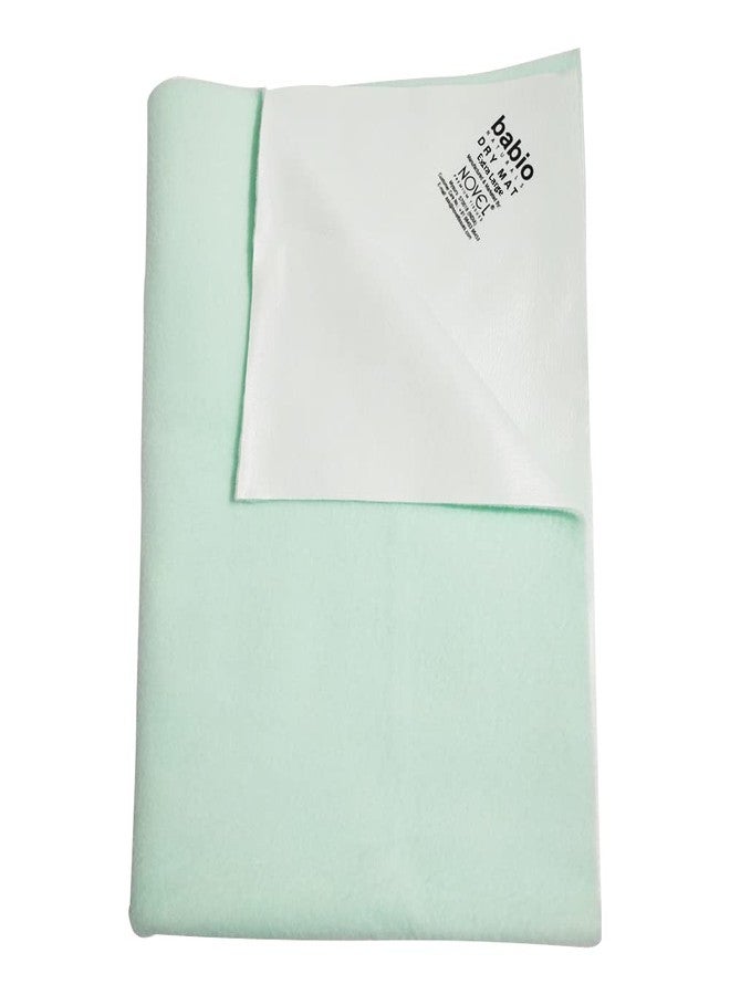 NOVEL Microfiber Baby Bed Protecting Mat (Pista Green, Extra Large) - Image 1