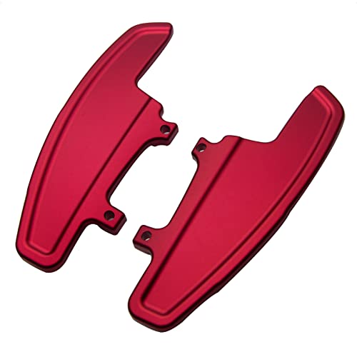 SK CUSTOM Replacement Steering Wheel Shift Paddle Extended Shifter Compatible with VW Golf 7 Scirocco SAGITAR GLI LAMANDO GTS Polo GTI Car Accessories Aluminum Alloy Red - Image 2