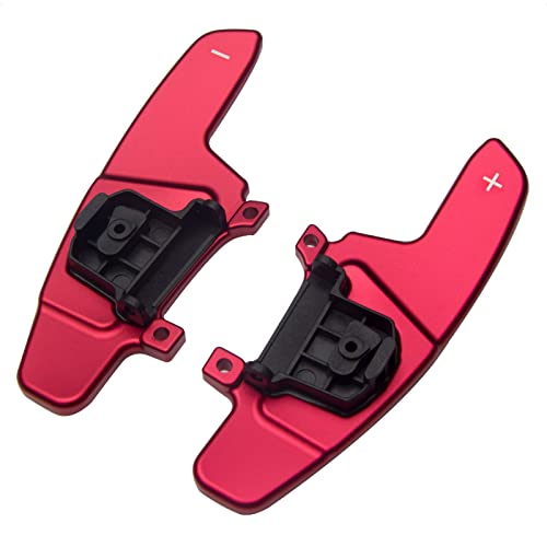 SK CUSTOM Replacement Steering Wheel Shift Paddle Extended Shifter Compatible with VW Golf 7 Scirocco SAGITAR GLI LAMANDO GTS Polo GTI Car Accessories Aluminum Alloy Red - Image 1