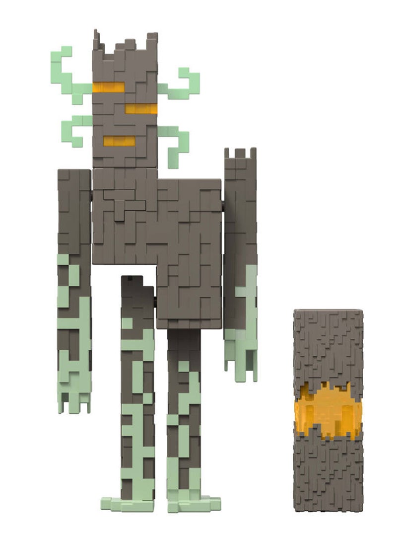 MINECRAFT The Creaking Action Figure with Interactive Lights, Sounds & Croaking Heart Accessory, 8-inch Collectible Toy - Image 5