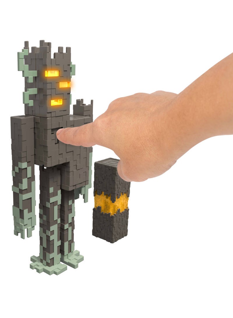 MINECRAFT The Creaking Action Figure with Interactive Lights, Sounds & Croaking Heart Accessory, 8-inch Collectible Toy - Image 3