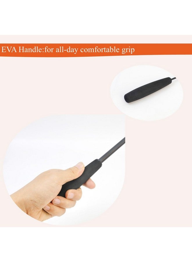 عصا لعب القطط القابلة للسحب - 16.5 بوصة - 30.7 بوصة قابلة للتمديد مع صنارة صيد وعصا لعب من الريش بمقبض متين من مادة إي في إيه، لا تتضمن بديلاً، مثالية للعب الداخلي لمحبي القطط - Image 4