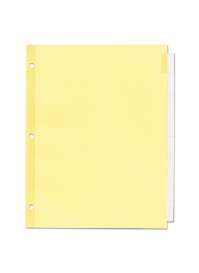 أوفيس إسنشالز - 11468 فواصل بلاستيكية قابلة للإدراج 8Tab Letter - Image 1