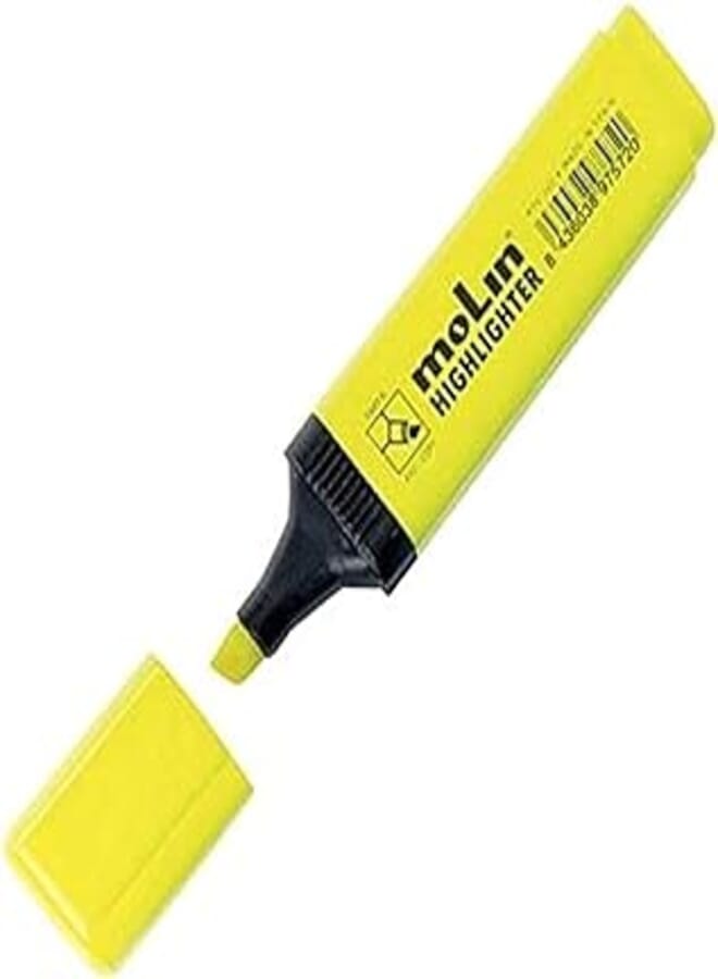 Molin rectangular fluorescent marker – yellow