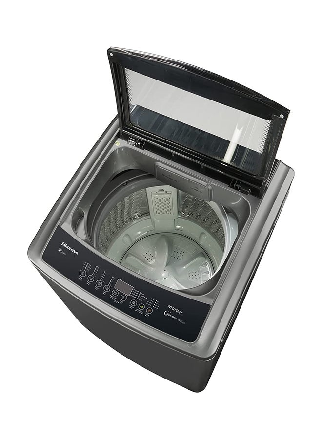 Hisense Top Load Washing Machine 16 L 81.7 kW WTQ1602T Titanium/Black/Grey - Image 5