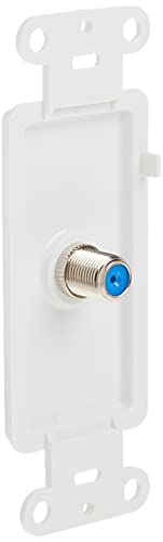 Leviton F Connector, Decora Insert, 40681-W, White - Image 2