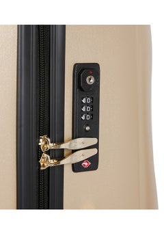 bebe BEBE Ellise Hardside Luggage on Wheels for Unisex | Ultra Lightweight ABS on with Spinner Wheels 4 Color Gold  - Image 4