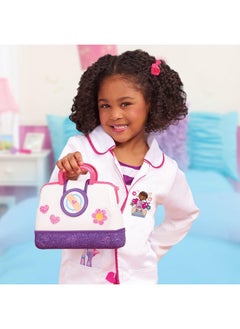 Doc McStuffins DOC MCSTUFFINS Disney Junior Toy Hospital Doctor's Bag Set, 7-piece Dress Up and Pretend Play Doctor Kit, Officially Licensed Kids Toys for Ages 3 Up  - Image 2