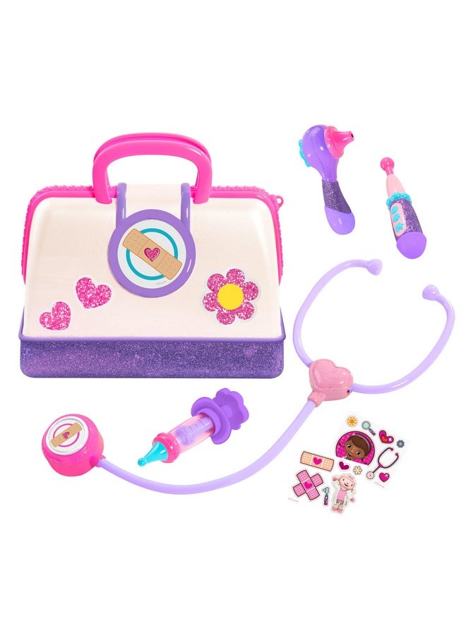 Doc McStuffins DOC MCSTUFFINS Disney Junior Toy Hospital Doctor's Bag Set, 7-piece Dress Up and Pretend Play Doctor Kit, Officially Licensed Kids Toys for Ages 3 Up  - Image 5