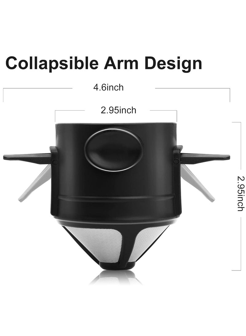 Oasisgalore Pour Over Coffee Dripper, Coffee Pot Drip, Reusable Filter Coffee Maker, Paperless Travel Coffee Makers.  - Image 2