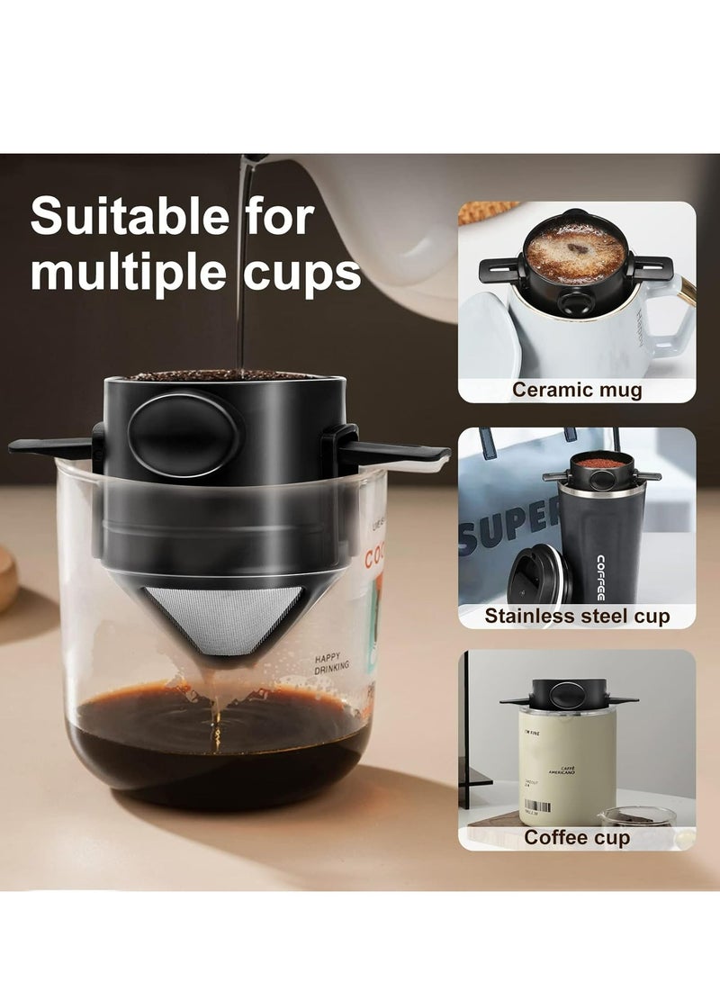 Oasisgalore Pour Over Coffee Dripper, Coffee Pot Drip, Reusable Filter Coffee Maker, Paperless Travel Coffee Makers.  - Image 3