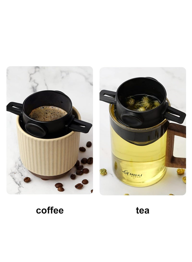 Oasisgalore Pour Over Coffee Dripper, Coffee Pot Drip, Reusable Filter Coffee Maker, Paperless Travel Coffee Makers.  - Image 4
