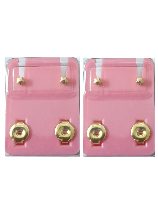 Medisystem 2-piece Sterilized Earrings Studs