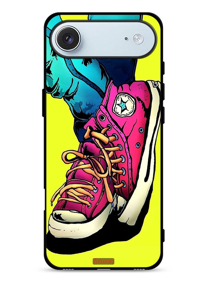 Tolwak Apple iPhone Air Protective Case Cover Canva Shoes Art - Image 1
