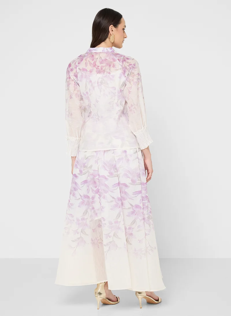 Khizana Floral Print Dress
