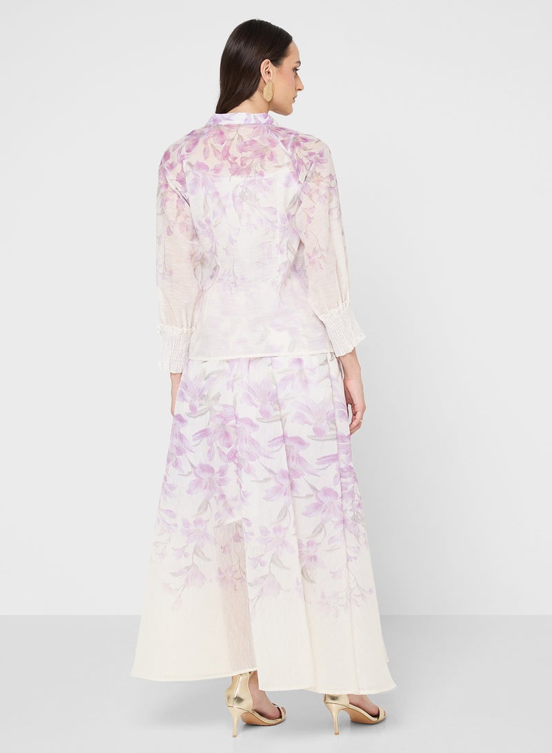 Khizana Floral Print Dress - Image 2