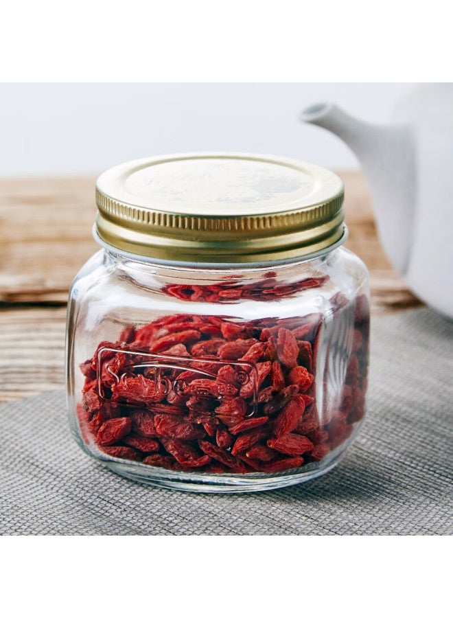 Scybe Glass Sealed Jar Small Glass Jar Pickle Jar Canned Bottle Storage Bottle Mog 300ml 6pcs - Image 2