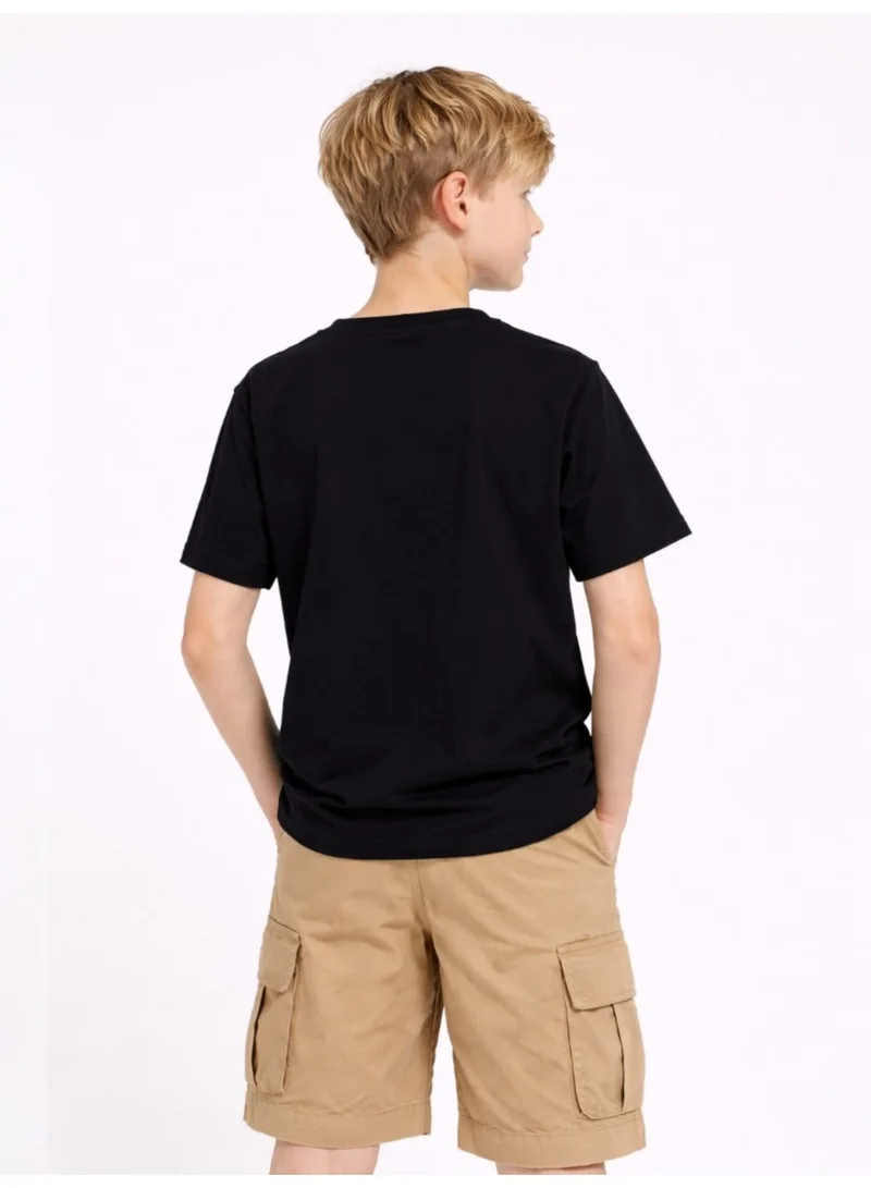 Victor And Jane black Boys’ Graphic T-Shirt – “Dreams & Spirits” City Print Tee for Men | Best Price UAE
