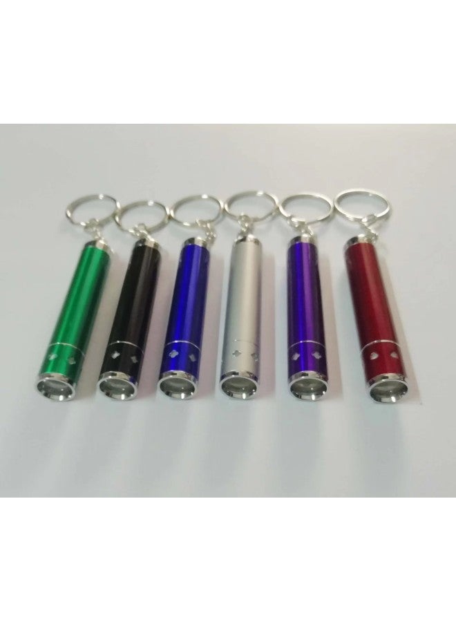 Loquat Aluminum Alloy Mini Flashlight Led Gift Key Lamp Printable LOGO Lighting Portable Emergency Small Flashlight-Color:Color Mixing - Image 1